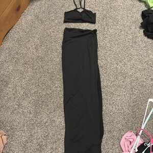 Skirt and crop top set